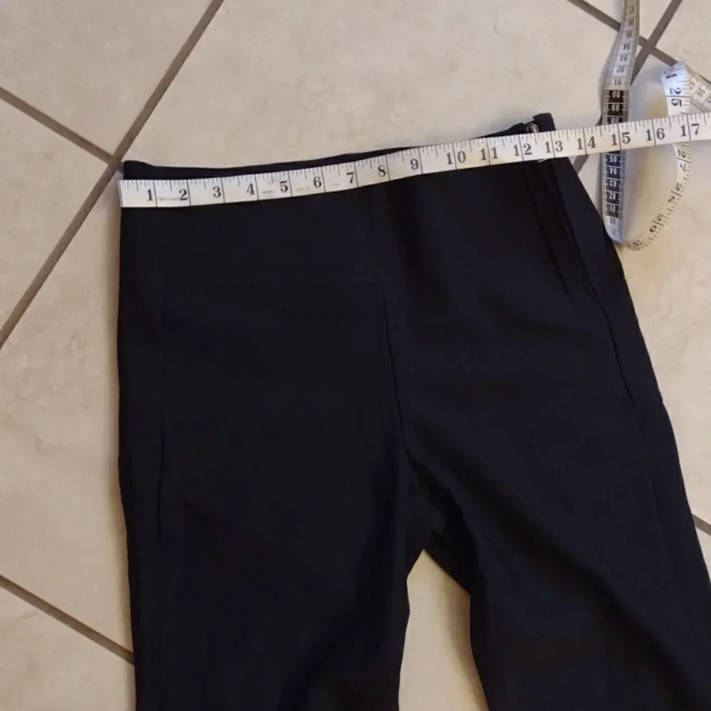 Athleta Interstellar Tight black w split leg size 2 - Picture 6 of 12